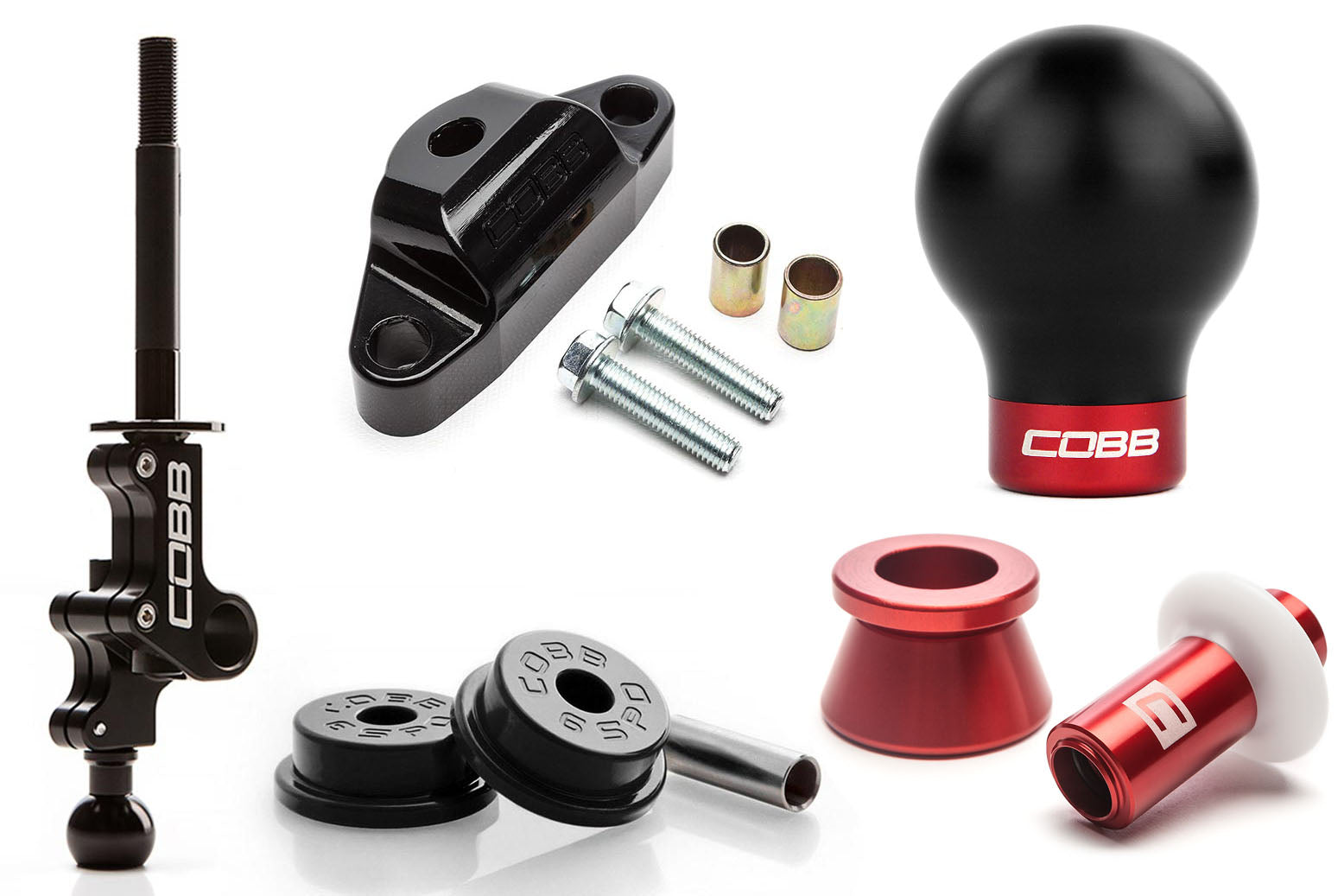 COB215X02P-W-RD-RD COBB Tuning Stage 2+ Drivetrain Package,