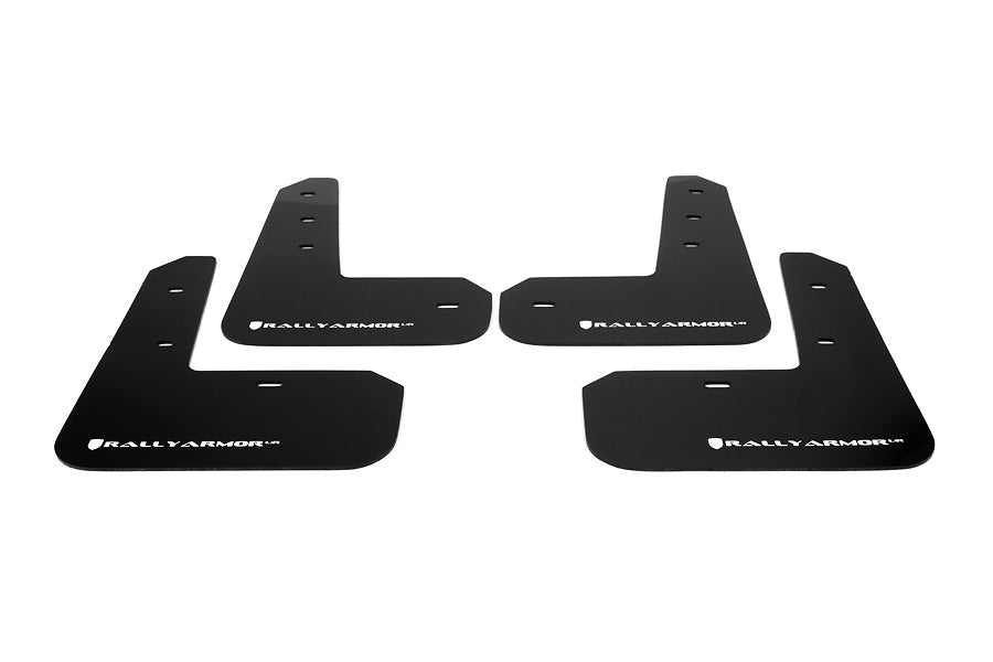 RALMF23-UR-BLK/WH Rally Armor Mud Flaps (White) - 2013+ BRZ,