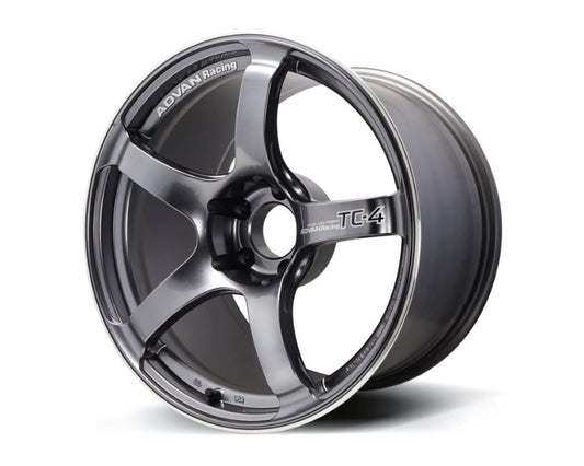 ADWYAD8J35EGMR Advan TC4 18x9.5 +35 5x114.3 Racing Gun Metallic w/Ring  - Universal,