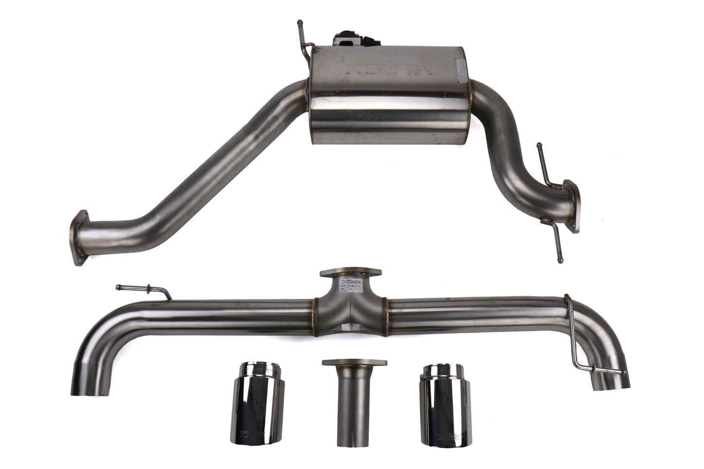 X-Force Stainless Steel Cat-Back System w/ Varex Mufflers - 2010-2014 Volkswagen GTI