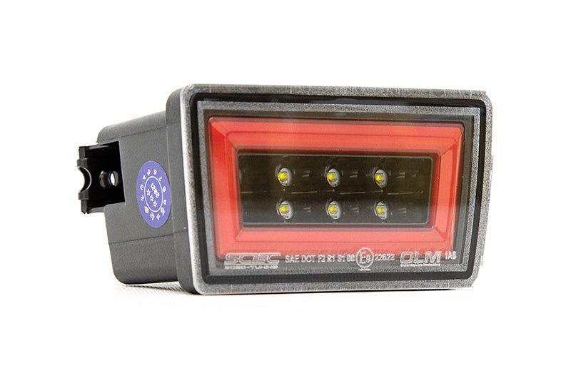 OLMA.70219.2 OLM F1 Style 4th Brake Light V2 w/Clear Lens, Gloss Black Base, Red Bar - Subaru WRX / STI 2015-2021 | A.70219.2,