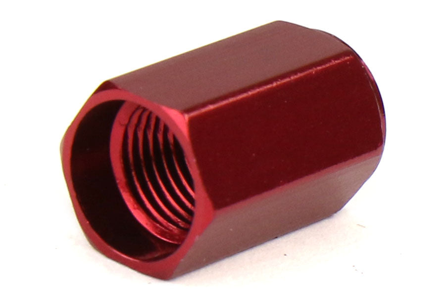 WMP45930R Wheel Mate TPMS Color Valve Step Sleeve and Cap Kit - Universal (Red),