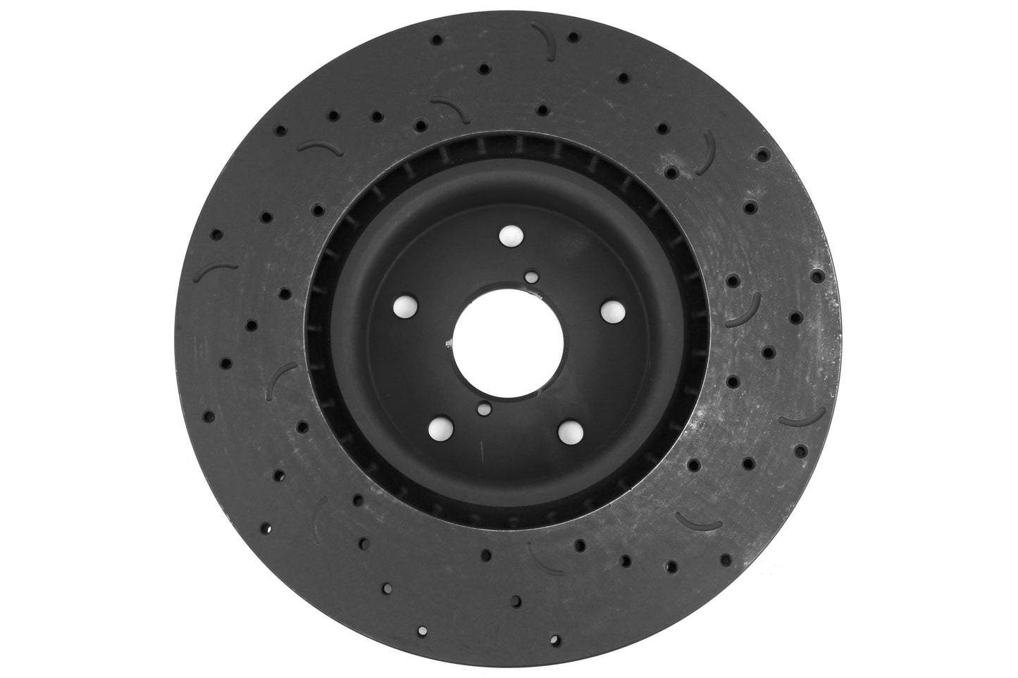 HWKHTC4914 Hawk Talon Brake Rotors Cross Drilled and Slotted Front,