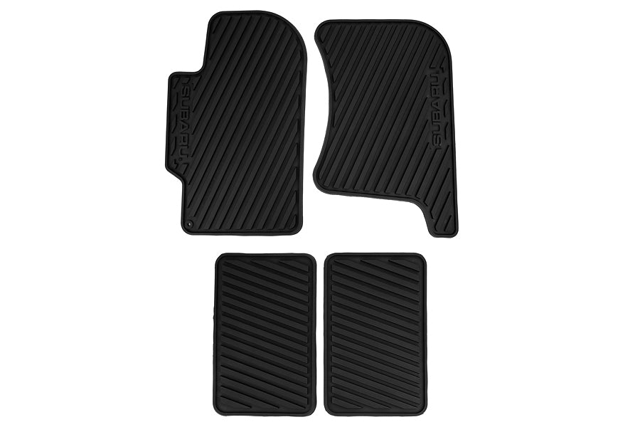 SUBJ5010SS400 Subaru OEM All Weather Floor Mat Set - 2002-2007 Subaru WRX/STI,