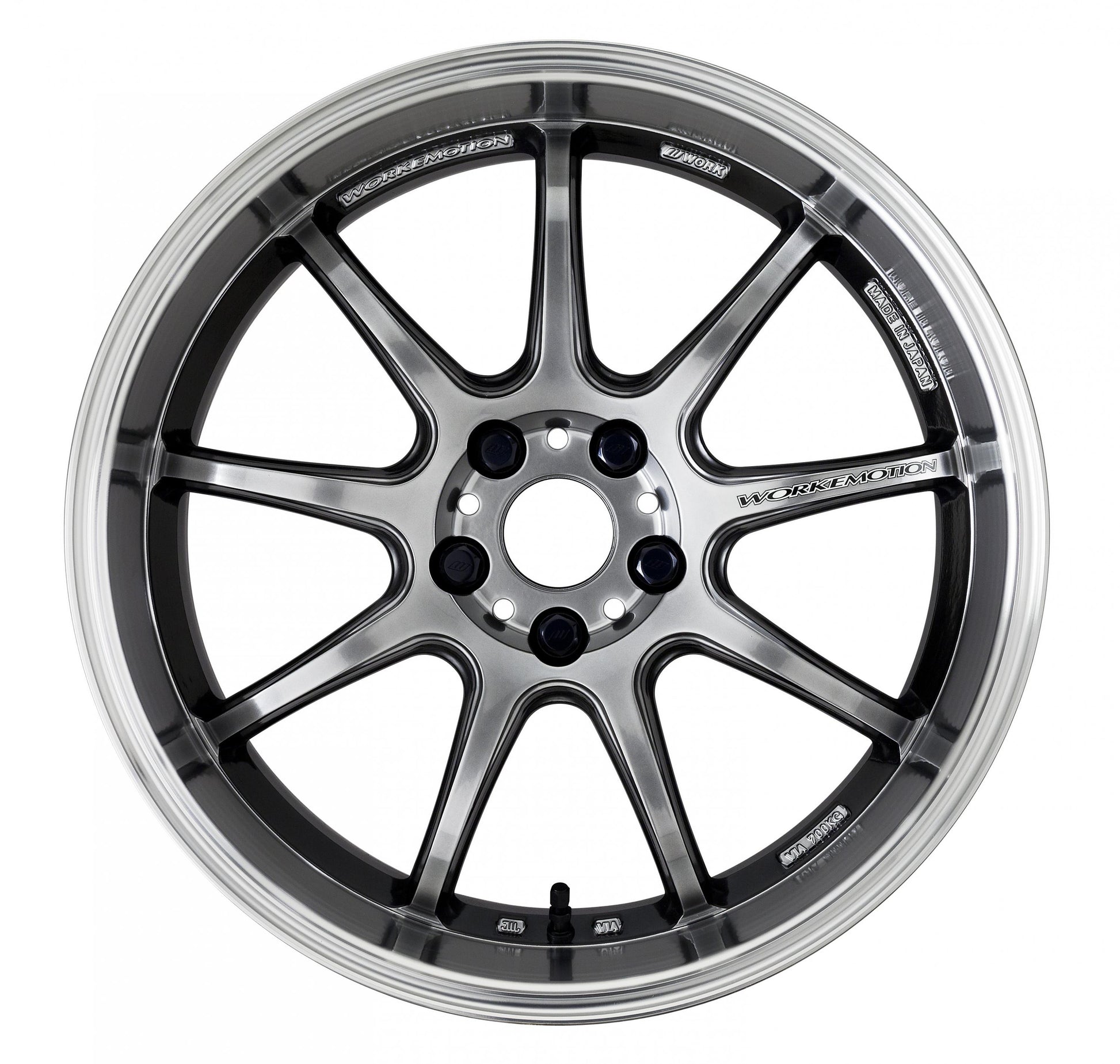 WORWD9R189530YSRC Work Wheels Emotion D9R 18x9.5 +30 5x114.3 GT Silver,