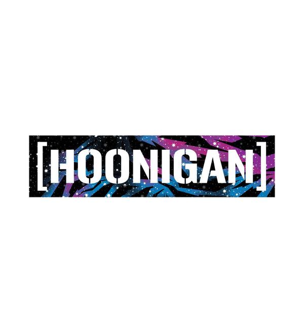 HOOHA326CB15-BLK HOONIGAN Galaxy Censor Bar Sticker, Black 10",