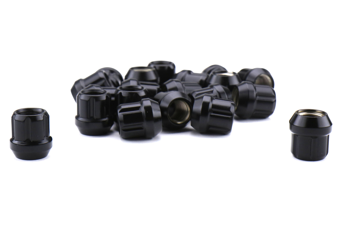 Muteki Lug Nuts 12x1.50 Open Ended Black