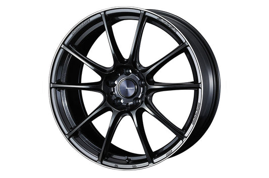 WedsSport SA25R MBK 19x8.5 +38 5x114.3 (Single Wheel) - 2015-2023 Subaru WRX / 2015-2021 STI / 2019-2023 Forester