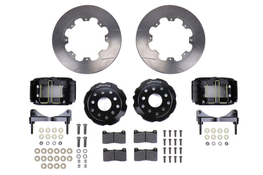 Wilwood Dynapro Radial 12.00in Front Kit Black - 2002-2005 Subaru WRX / 2001-2008 Forester / 1999-2007 Impreza / 2000-2002 Legacy / 2005-2006 Saab 9-2X