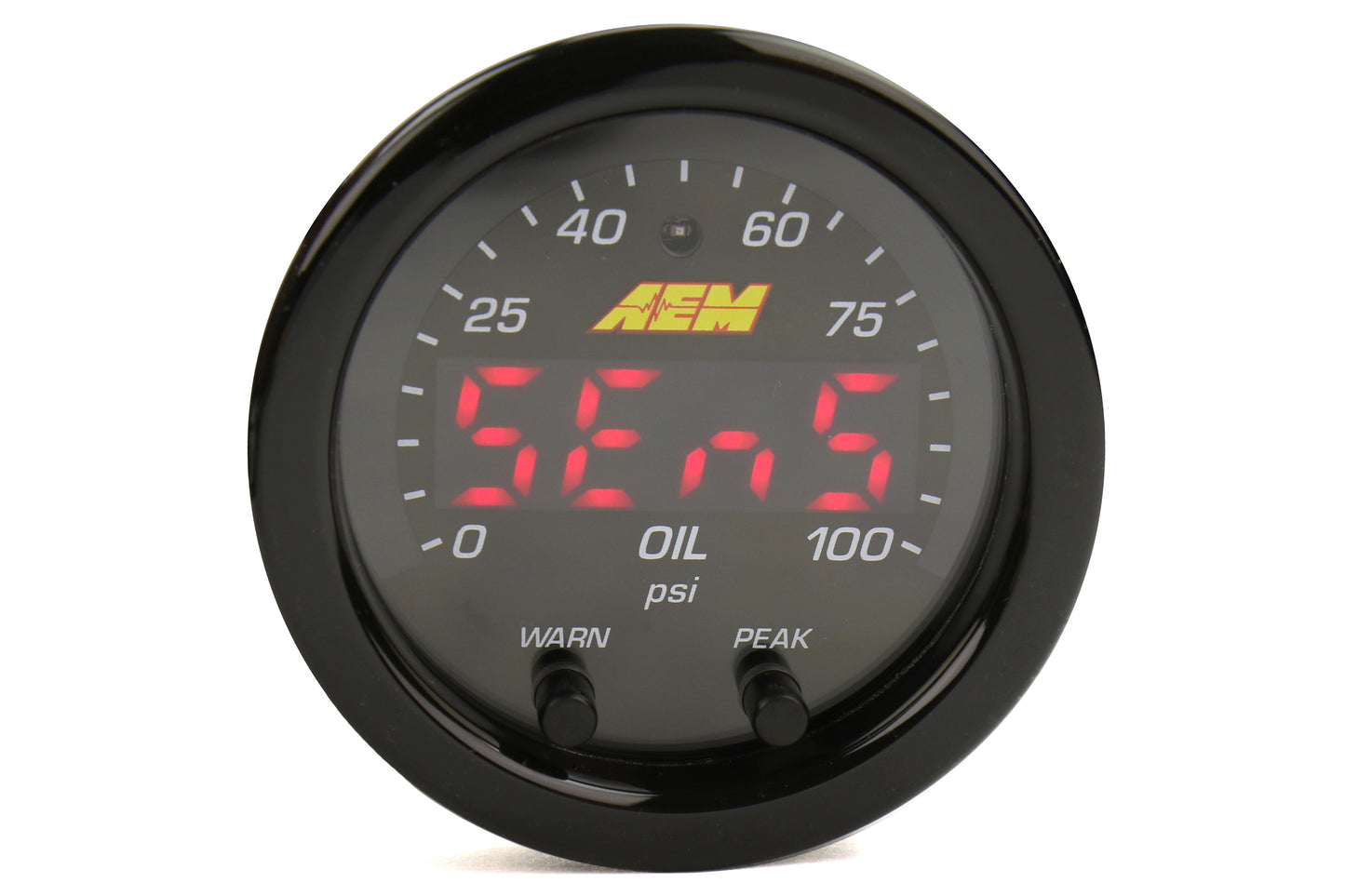 AEM Electronics X-Series Oil Pressure Gauge 0-100psi 52mm - Universal