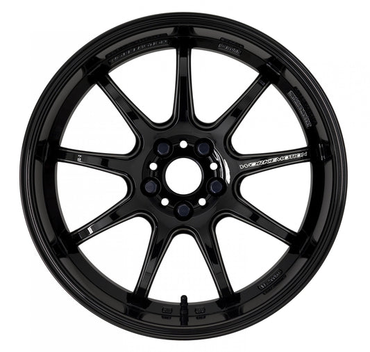 WORWD9R189538YBLK Work Emotion D9R 18x9.5 +38mm Black - 2015+ WRX / 2015+ STI,