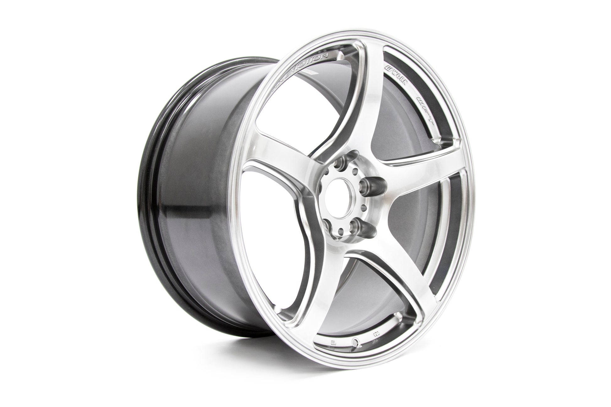 WORWT5R189538YGSL Emotion T5R Glow Silver 18x9.5 +38 - 2015+ WRX / STIx4,