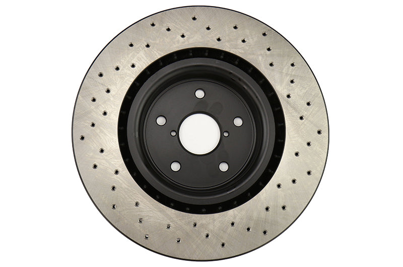 STT128.47040 Stoptech Drilled Brake Rotor Single Front - 2018-2020 Subaru STI,