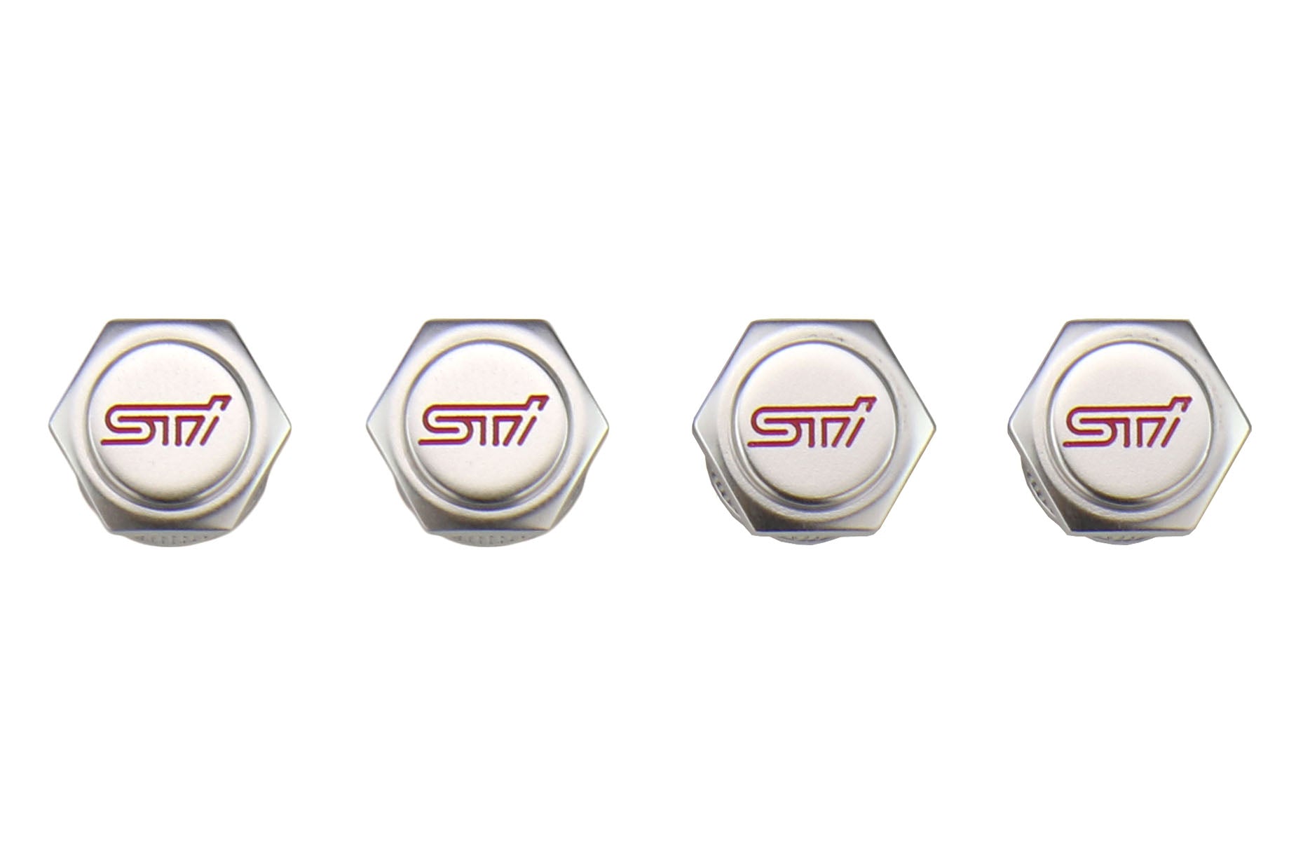 STIST28102ST030 STI JDM Valve Stem Caps - 2015+ WRX / 2015+ STI / 2013+ BRZ / 2014+ Forester / 2013+ Crosstrek,
