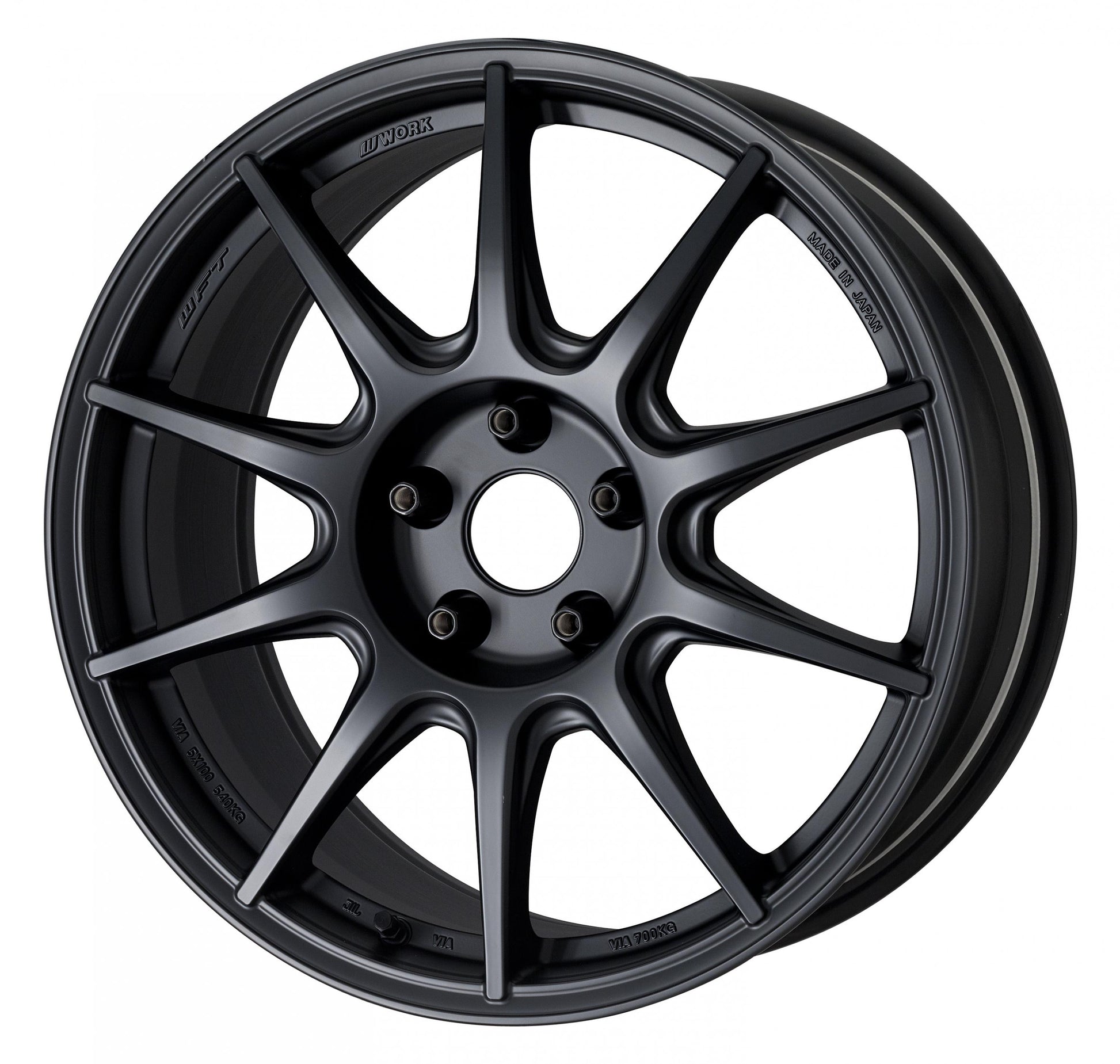 WORWMCO188538ZMBL Work M.C.O Racing Type CS 18x8.5 +38mm Matte Black - 2013+ FT86,