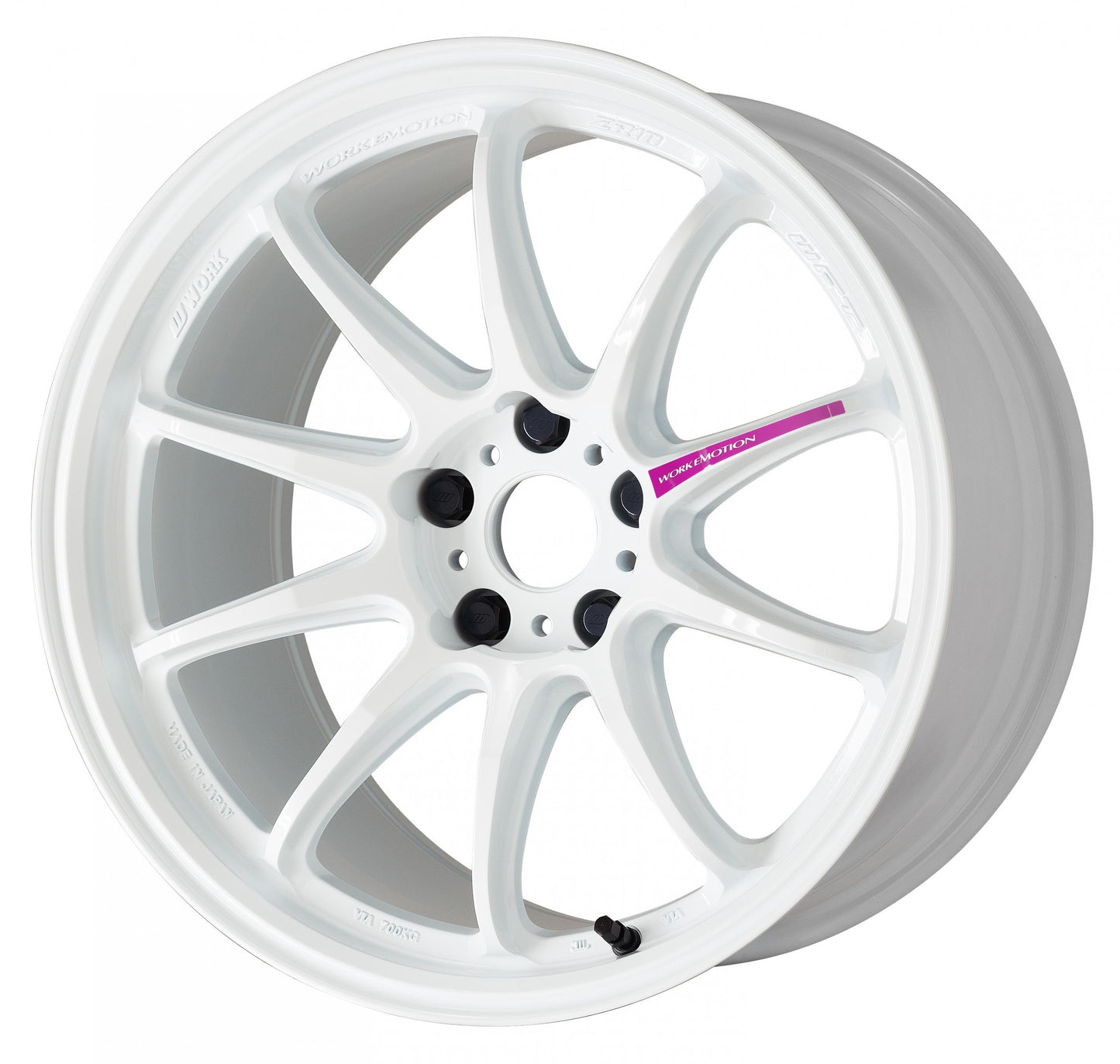 WORWZR10189538YAZW Work Wheels Emotion ZR10 18x9.5 +38 Azure White (AZW) - 2015+ WRX / STI,