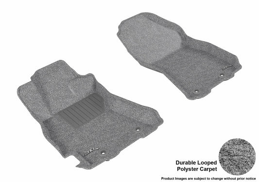 3D MAXpider Front Classic Floor Mats - Grey - 2015-2017 Subaru Legacy / 2015-2018 Outback