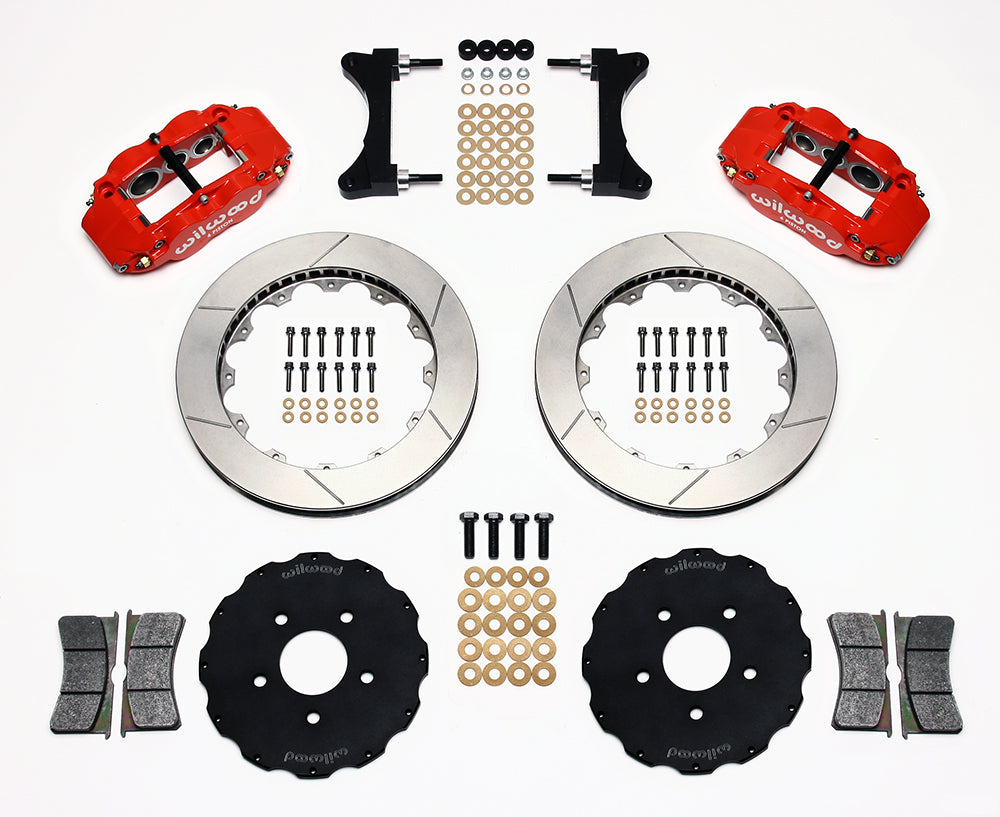 Wilwood FNSL6R 13.06in Front Kit Red - 2003-2006  Mitsubishi Evo 8/9