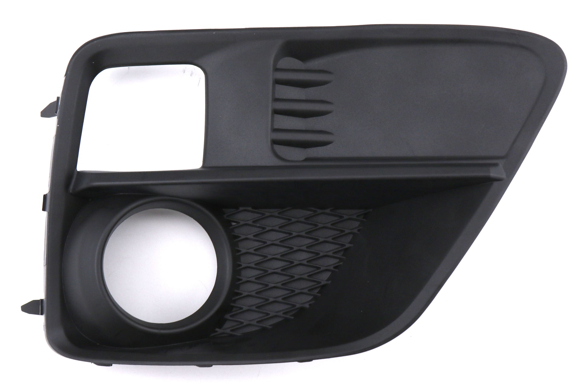 WIJWINJET-FLB-WRX-RIGHT Winjet Passenger Side Fog Light Bezel Matte Black,