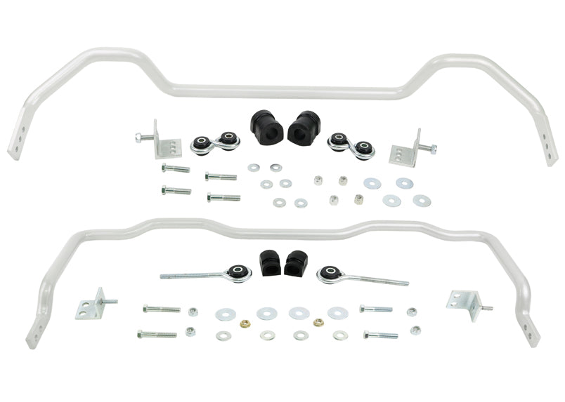 WHIBBK001 Whiteline Front and Rear Sway Bar Kit w/ End Links,