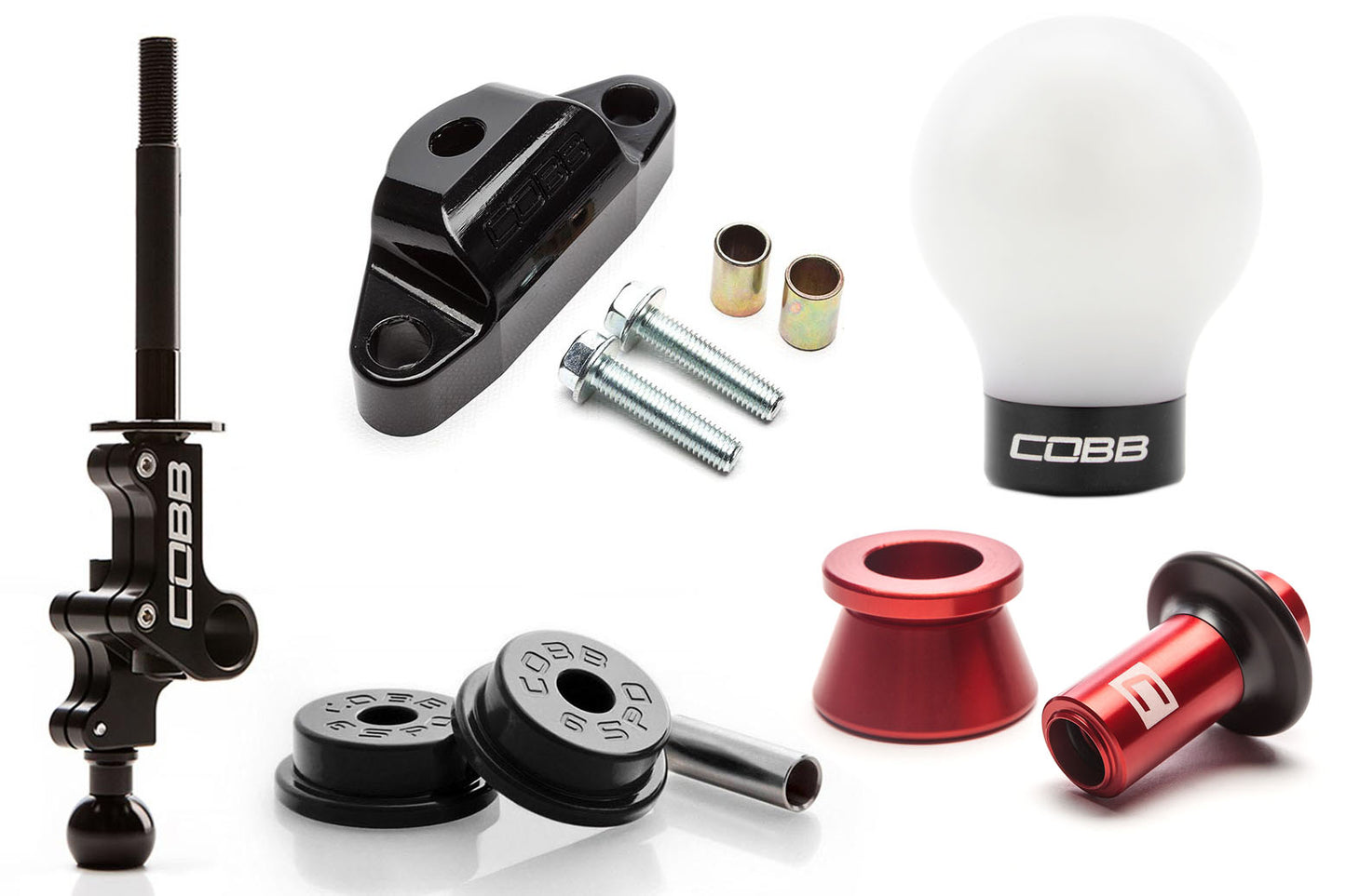 COB215X02P-RD-W-BK COBB Tuning Stage 2+ Drivetrain Package,