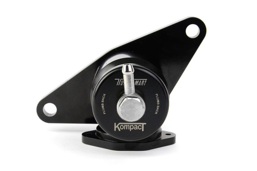 TSUTS-0203-1215 Turbosmart Recirculating Blow Off Valve Kompact Plumb Back Black - 2002-2007 Subaru WRX / 2004-2014 Subaru STI / 2006-2008 Subaru Forester XT,