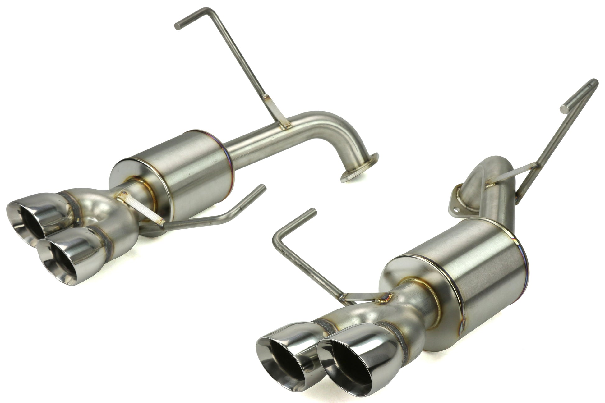 NAMRSPD013 Nameless Performance 3in Quad Exit Axle Back Exhaust - 2015-2020 WRX / STI,