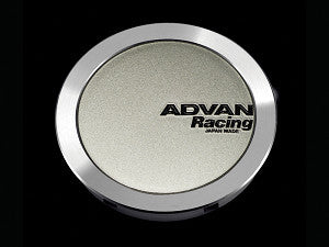 ADWYV4825 Advan Racing Center Cap 63MM Full Flat Type Sand Metallic Finish w/Black Letters,