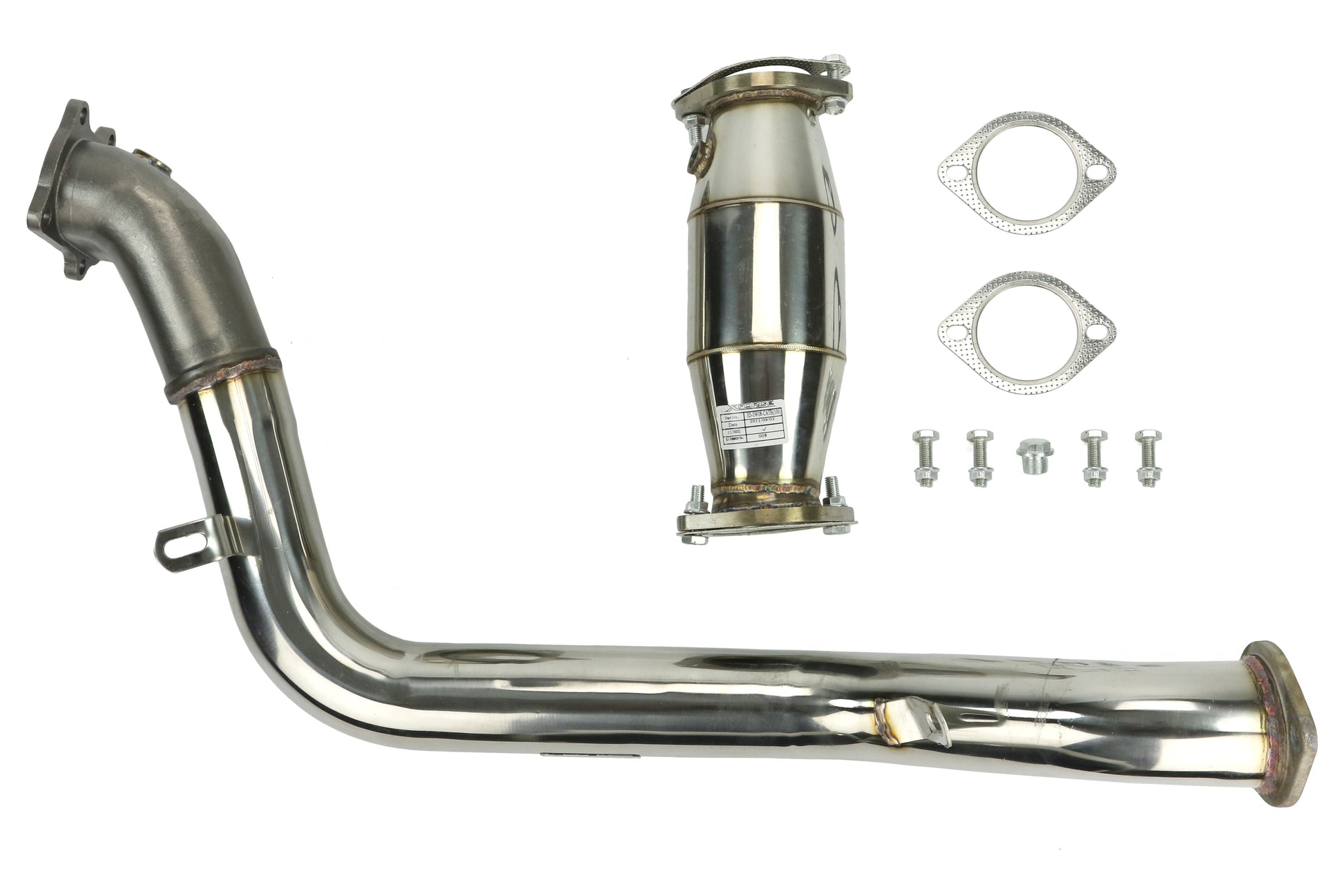 XFOES-SW08-KITB 2015-2021 Subaru STI X-Force Pro Series Catted Downpipe - 2008-2014 Subaru WRX / 2008+ Subaru STI,