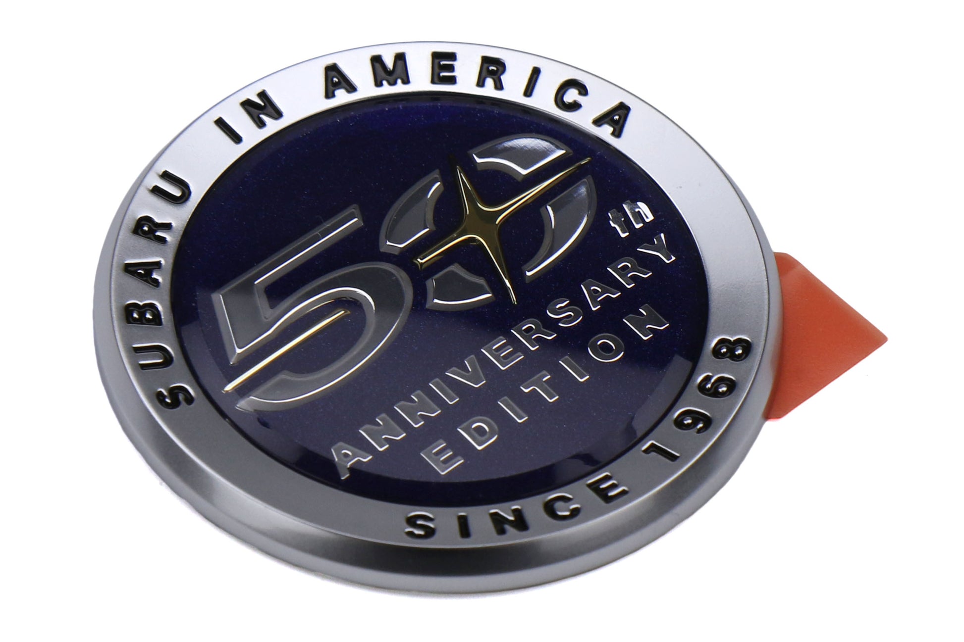 SUB93063FL020 Subaru 50th Anniversary OEM Emblem,