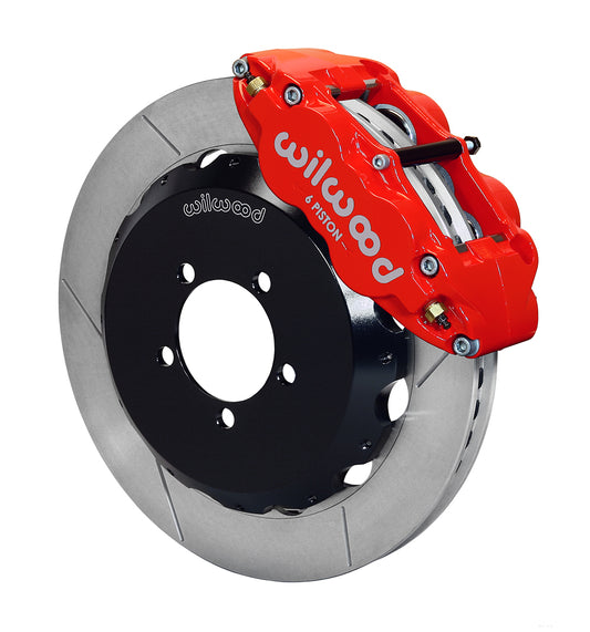 WIL140-12870-R Wilwood 6R Slotted Front (Red) - 2013+ FT86,