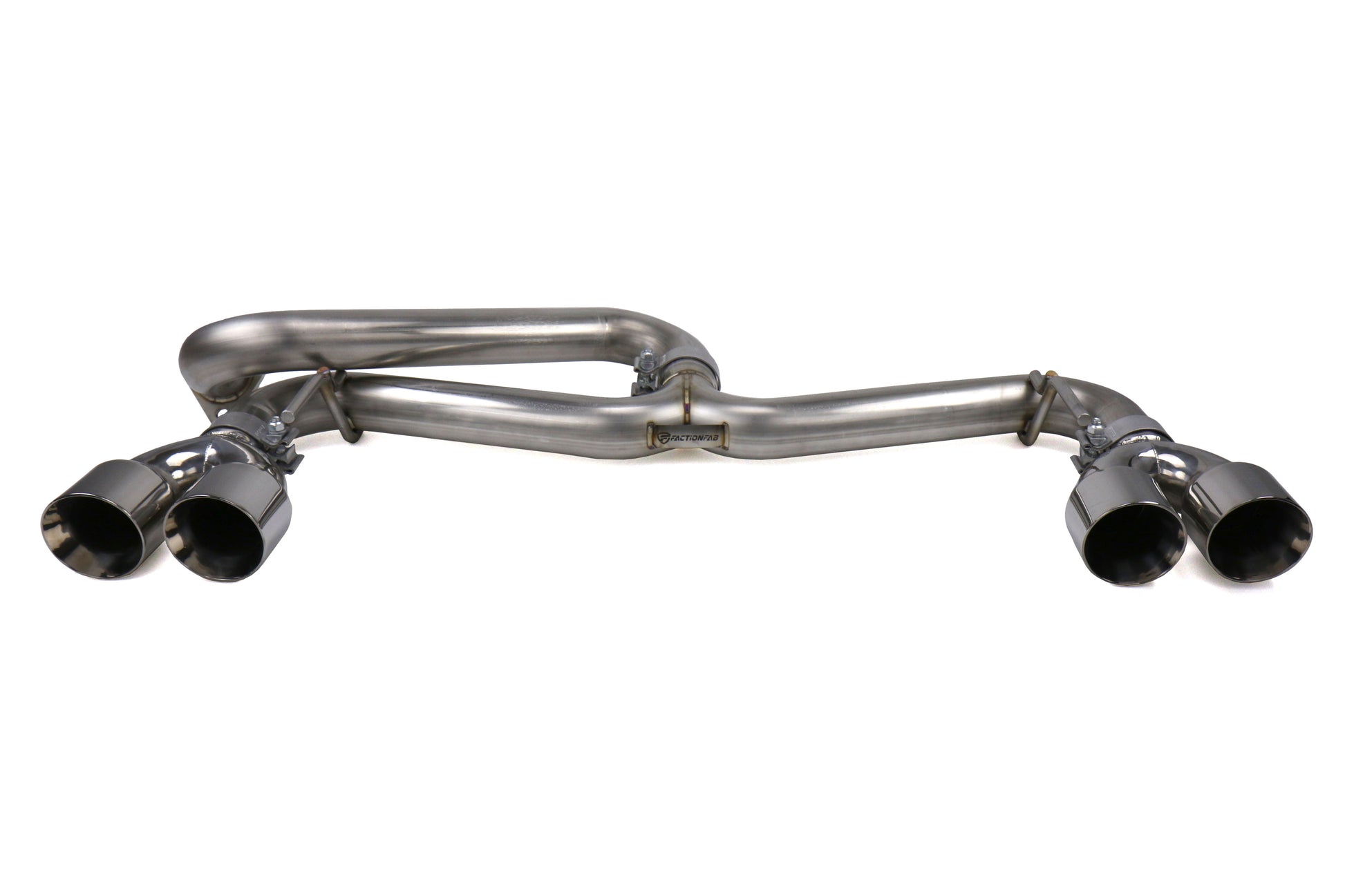 FFA1.10200.1 Faction Fab Axle Back Exhaust Polished Tips - 2011-2014 Subaru WRX Hatchback / 2008-2014 Subaru STI Hatchback,