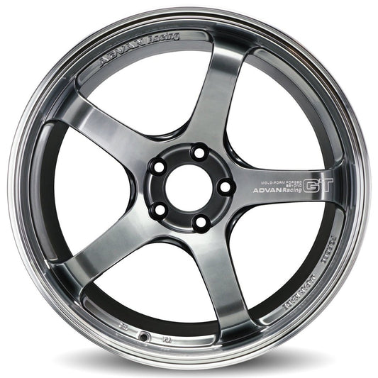 Advan GT Beyond Machining and Racing Hyper Black 19x11 +15 5x114.3 (Single Wheel) - 2015-2024 Subaru WRX / 2015-2021 STI / 2019-2024 Forester