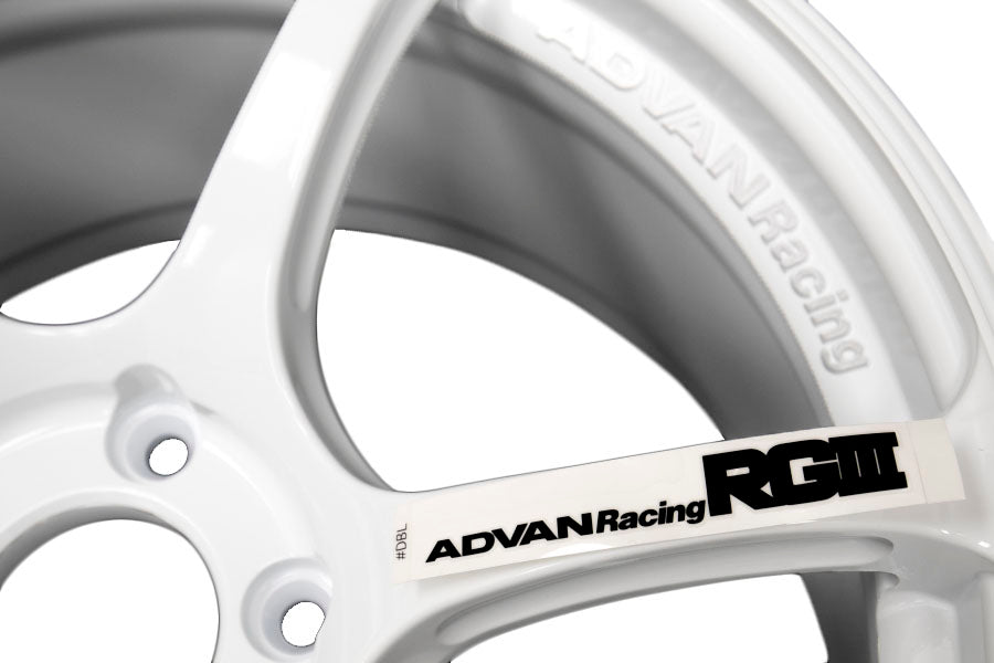 ADWYAR8J45EW Advan RGIII 18x9.5 +45 Racing Special Edition White - 2015+ WRX / 2015+ STI,