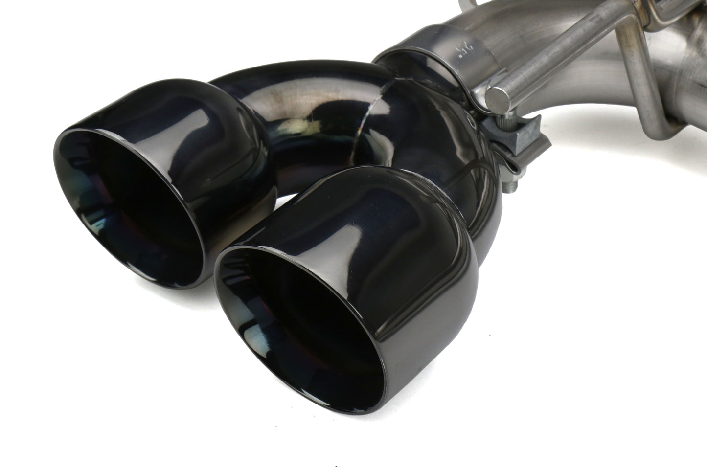 FFA1.10200.3 FactionFab Axle Back Exhaust Black Tip - 2008-2014 Subaru STI Hatchback / 2011-2014 Subaru WRX Hatchback,