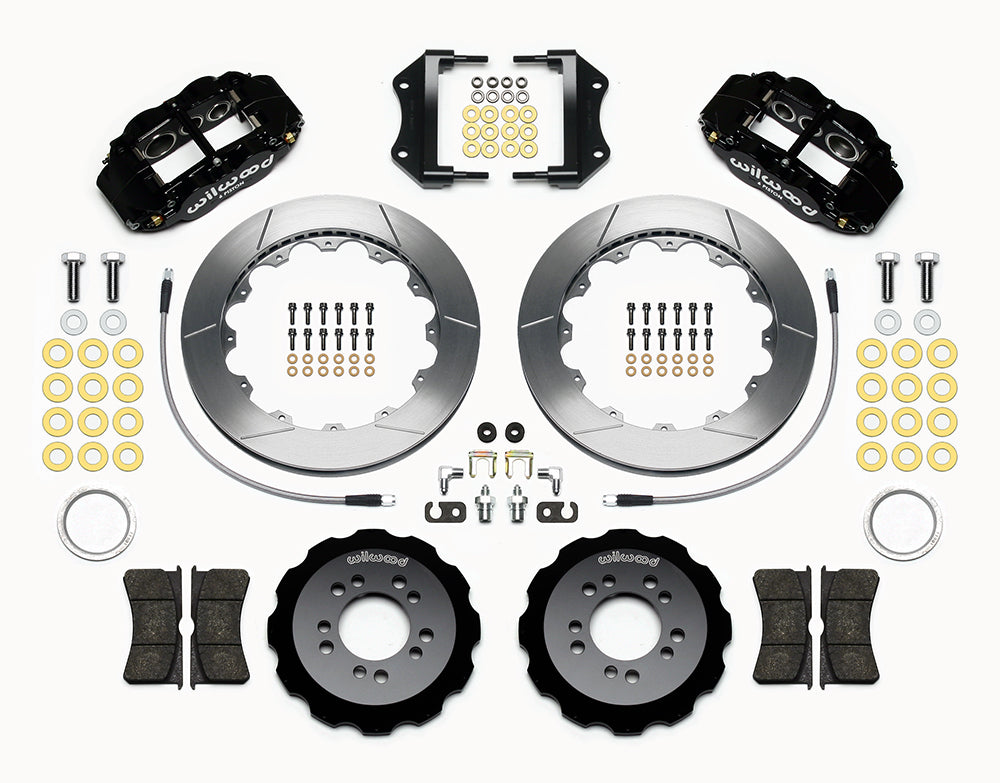 Wilwood FNSL6R 12.88in Front Kit Black - 2013-2018 Ford Focus ST