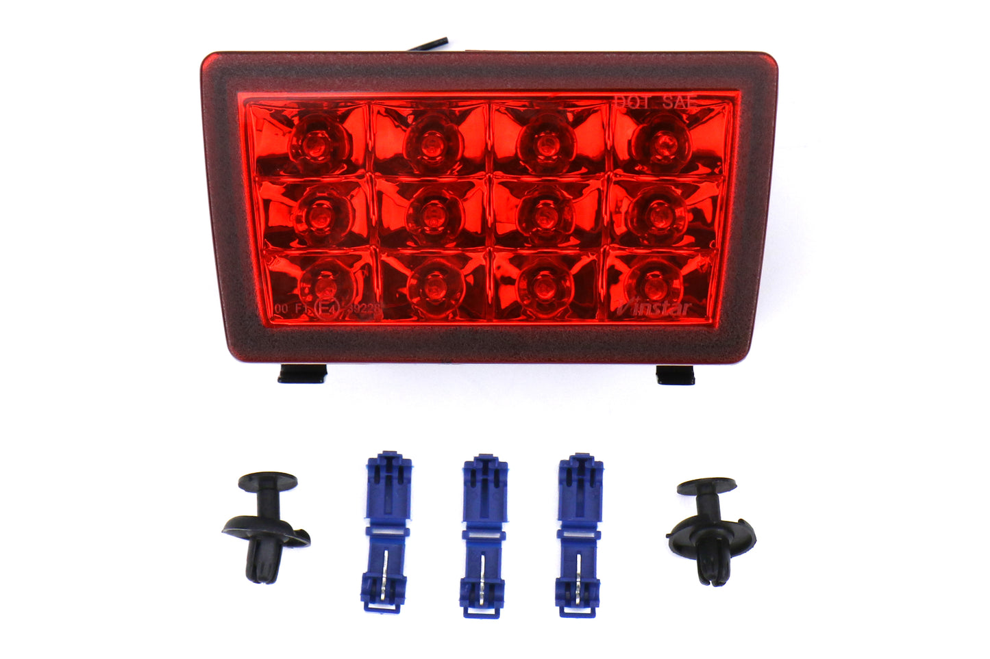 GCS CS Style Rear F1 Fog Brake Light Red Lens & OLM PnP Harness Kit - 2022-2024 Subaru WRX