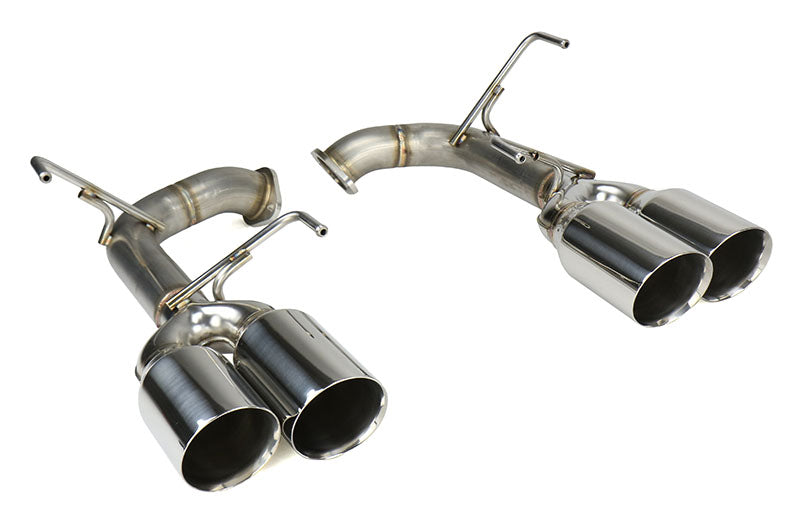 REMRO-TSVA-D4 Greddy Remark Axleback Exhaust 4in Tip - 2015+ WRX / STI-Stainless Tips-Double Wall,