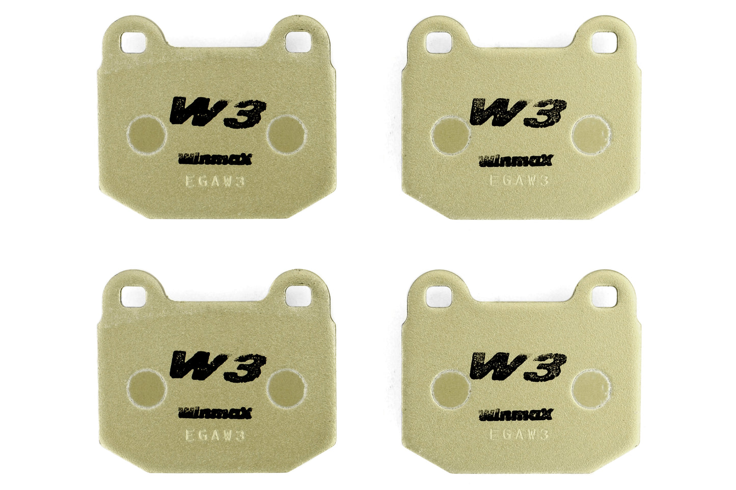 Winmax W3 Brake Pads Rear - 2004-2017 Subaru STI / 2003-2009 Nissan 350Z / 2003-2004 Infiniti G35 / 2003-2006 Mitsubishi Lancer