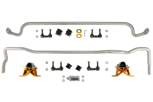 WHIBSK009M Whiteline Front and Rear Sway Bar Kit w/ Endlinks - 2005-2006 Subaru STI,