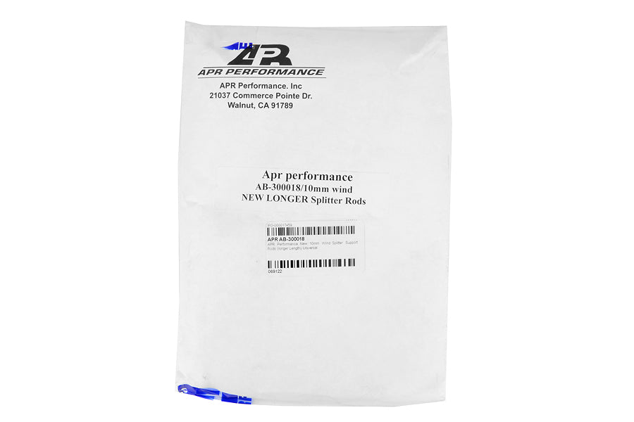 APR Performance Universal 10mm Wind Splitter Extended Support Rods