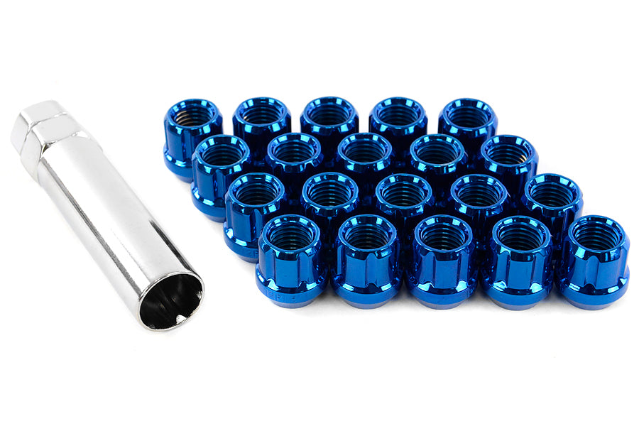 Muteki Lug Nuts 12x1.50 Open Ended Blue