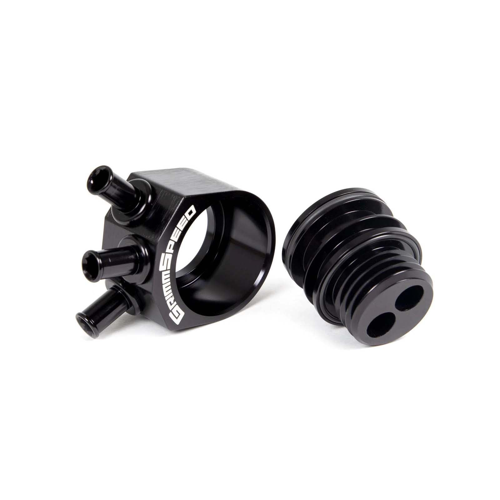 GRM078016 GrimmSpeed Air Oil Separator Black - 2008-2014 Subaru WRX / 2005-2012 Subaru Legacy GT,