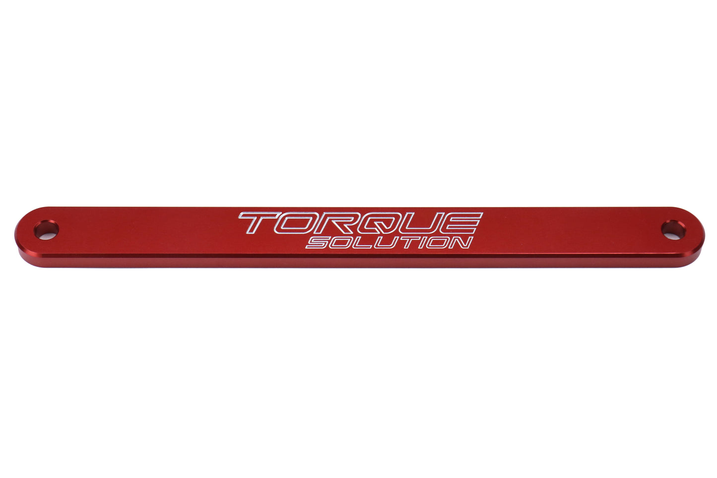 Torque Solution Small Battery Tie Down Red - 2002-2007 Subaru WRX / STI