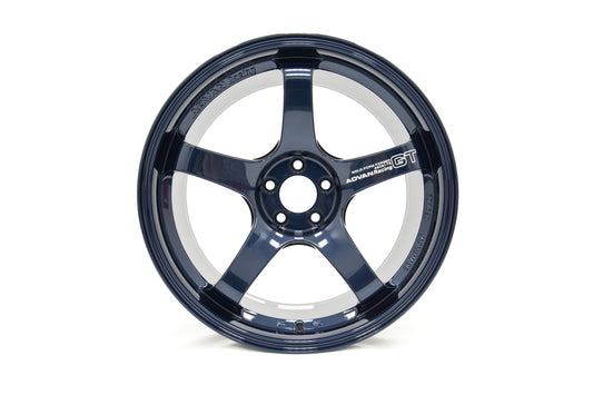 ADWYAQ8J40DDP Advan Racing GT 18x9.5 +40 5-100 Titanium Blue - 2013+ BRZ,