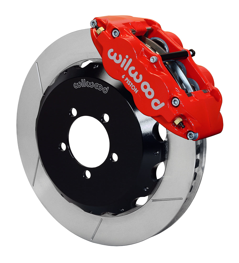 WIL140-12874-R Wilwood FNSL6R Front Brake Kit 13.06in Slotted Red - 2002-2014 Subaru WRX / 2004+ Subaru STI,