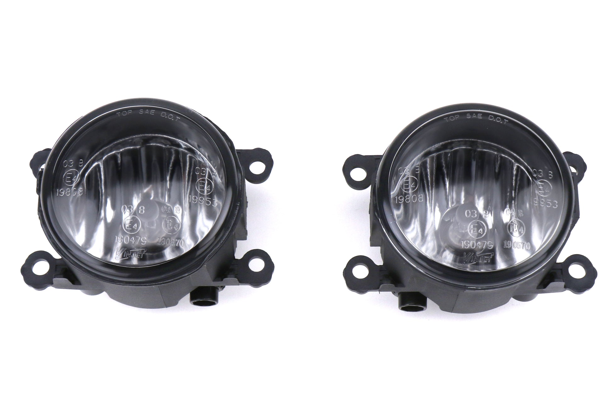 WIJWJ-GLASS-FOG-CLEAR Winjet OEM Style Fog Light Kit w/ Clear Glass Housings - 2015 WRX,