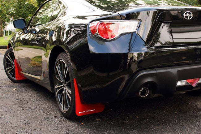 RALMF23-UR-RD/WH Rally Armor Mud Flaps (Red/White) - 2013+ FT86,