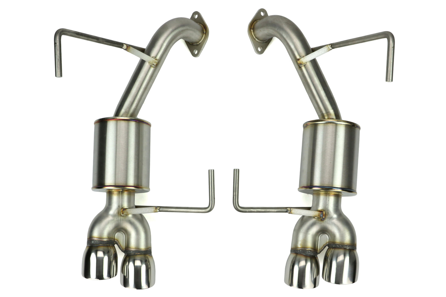 NAMRSPD013 Nameless Performance 3in Quad Exit Axle Back Exhaust - 2015-2020 WRX / STI,