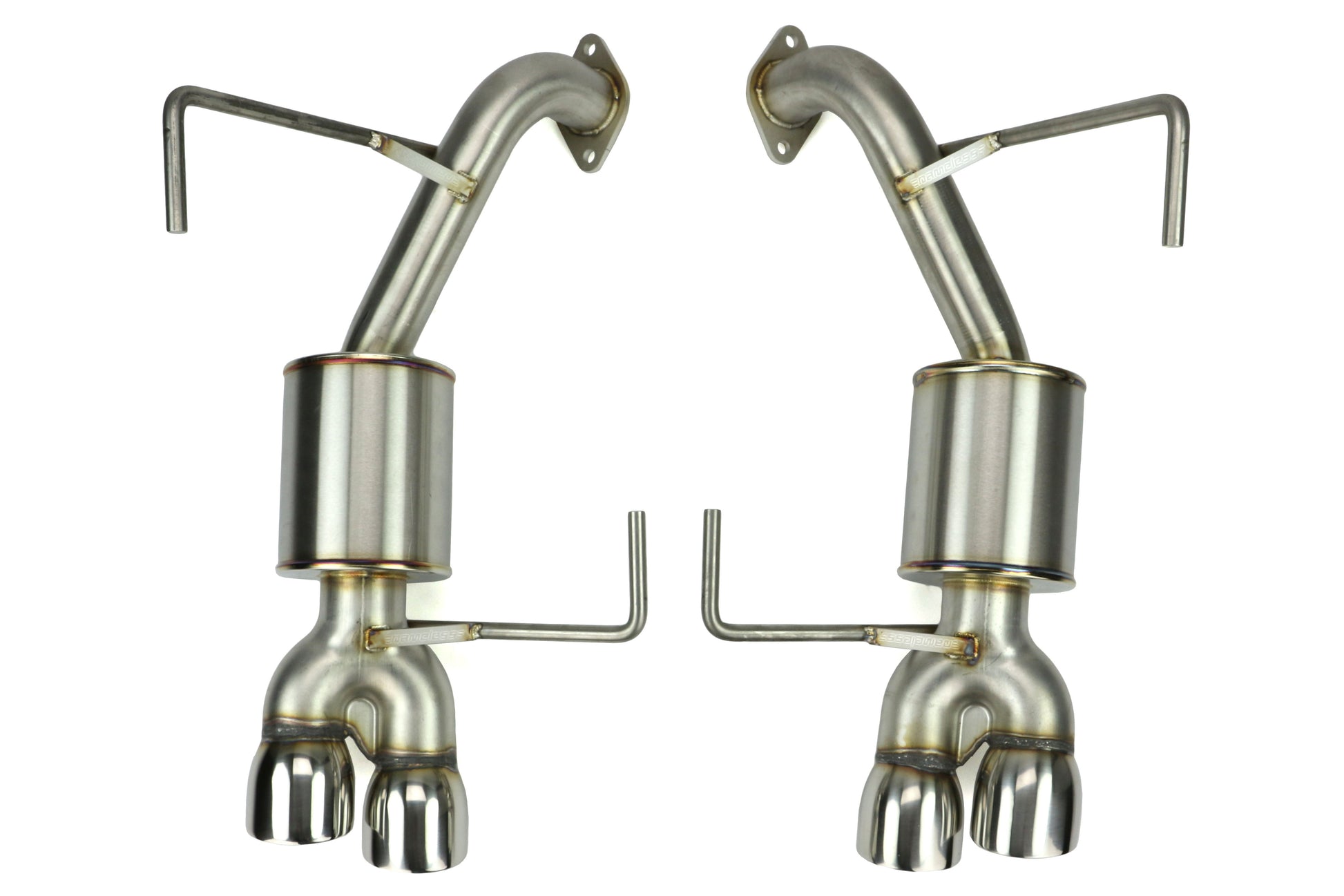 NAMRSPD013 Nameless Performance 3in Quad Exit Axle Back Exhaust - 2015-2020 WRX / STI,